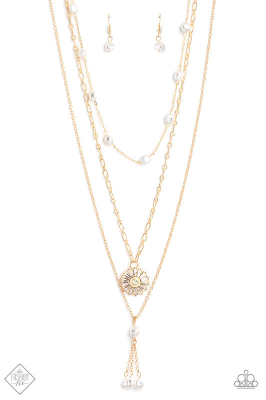 Audaciously Austen Gold pendant necklace
