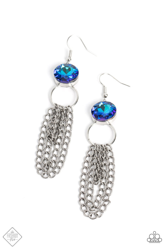 Arthurian A-Lister Blue dangle earrings