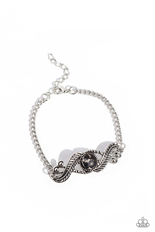 Eye in the Sky Black statement bracelet