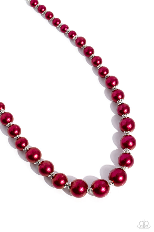 Manhattan Mogul Red statement necklace