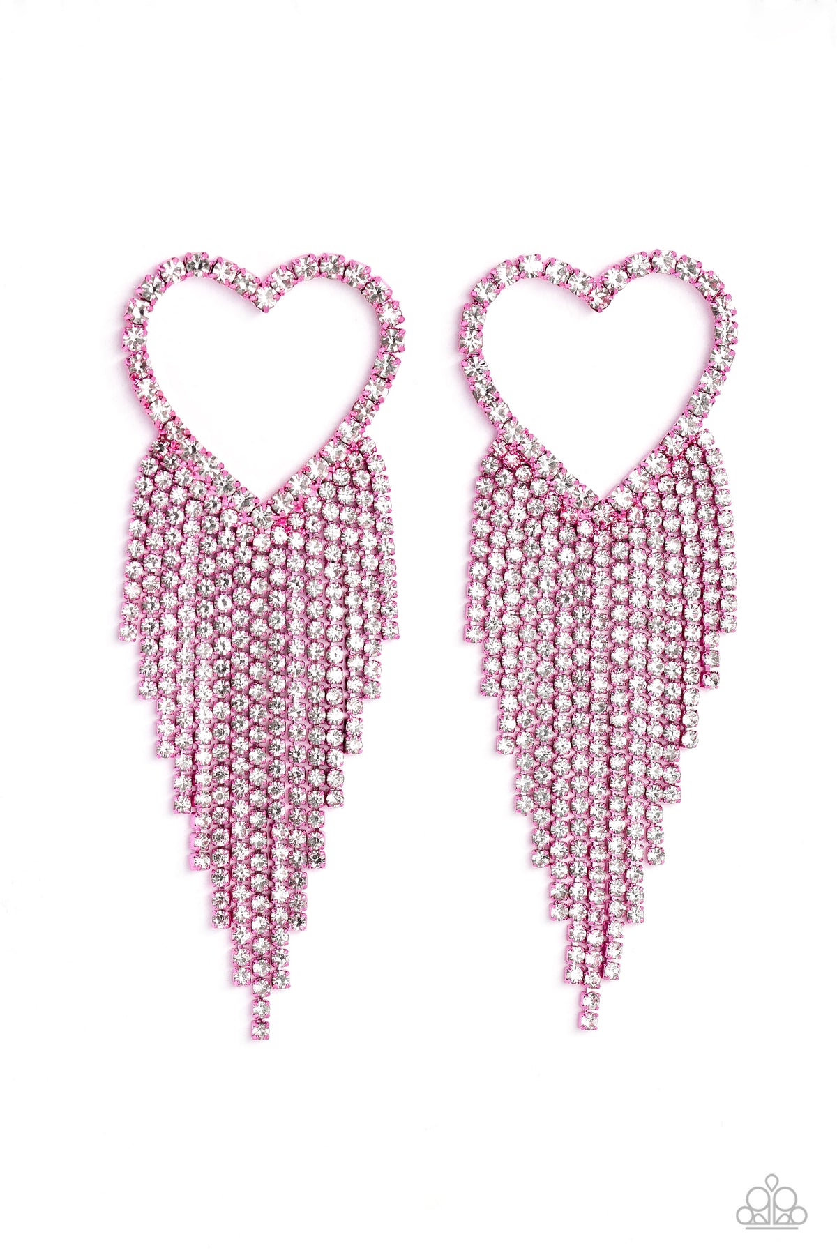 Sumptuous Sweethearts Pink post earrings