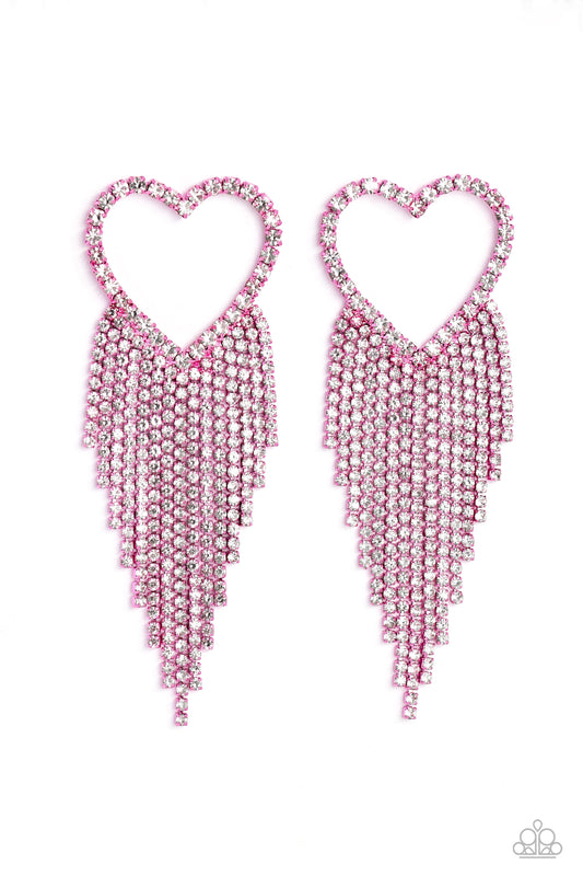 Sumptuous Sweethearts Pink post earrings