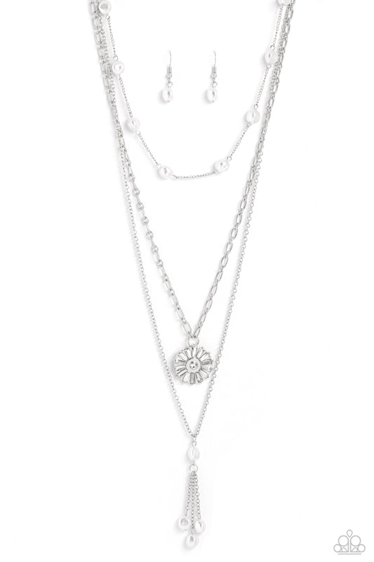 Audaciously Austen White pendant necklace