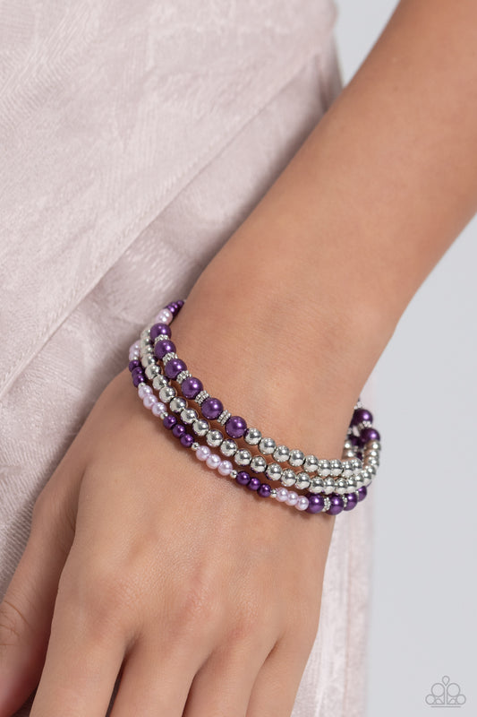 Just SASSING Through Purple statement bracelet, alternate view