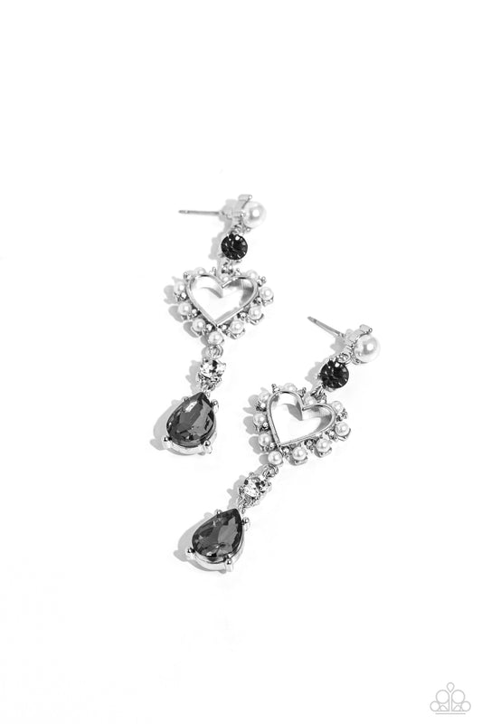 Lovers Lure Silver post earrings