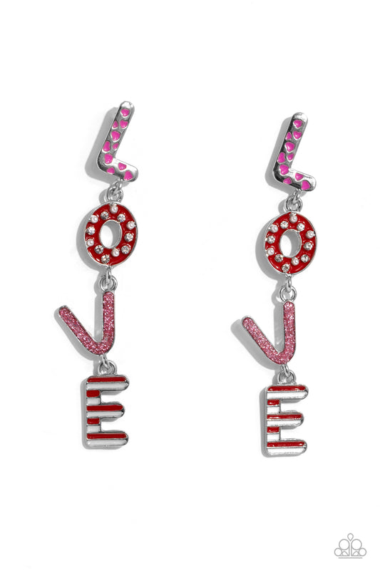 Admirable Assortment Pink post earrings