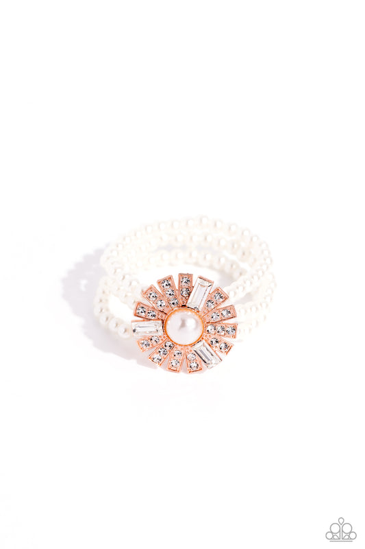 Gifted Gatsby Copper stretch bracelet
