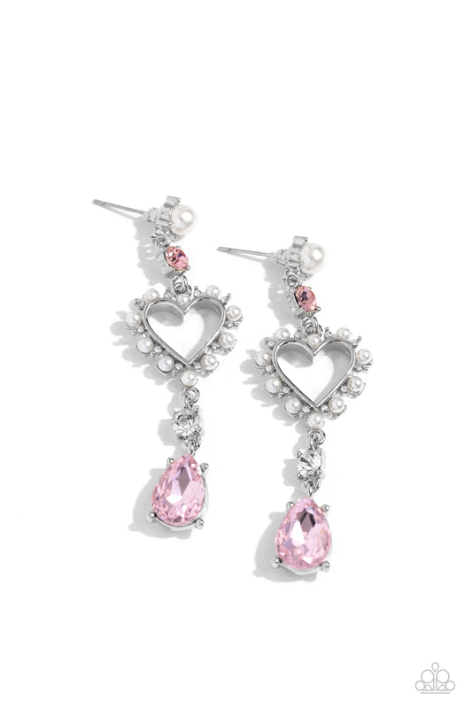 Lovers Lure Pink post earrings
