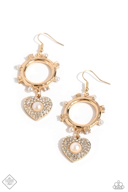 Romantic Relic Gold hoop earrings