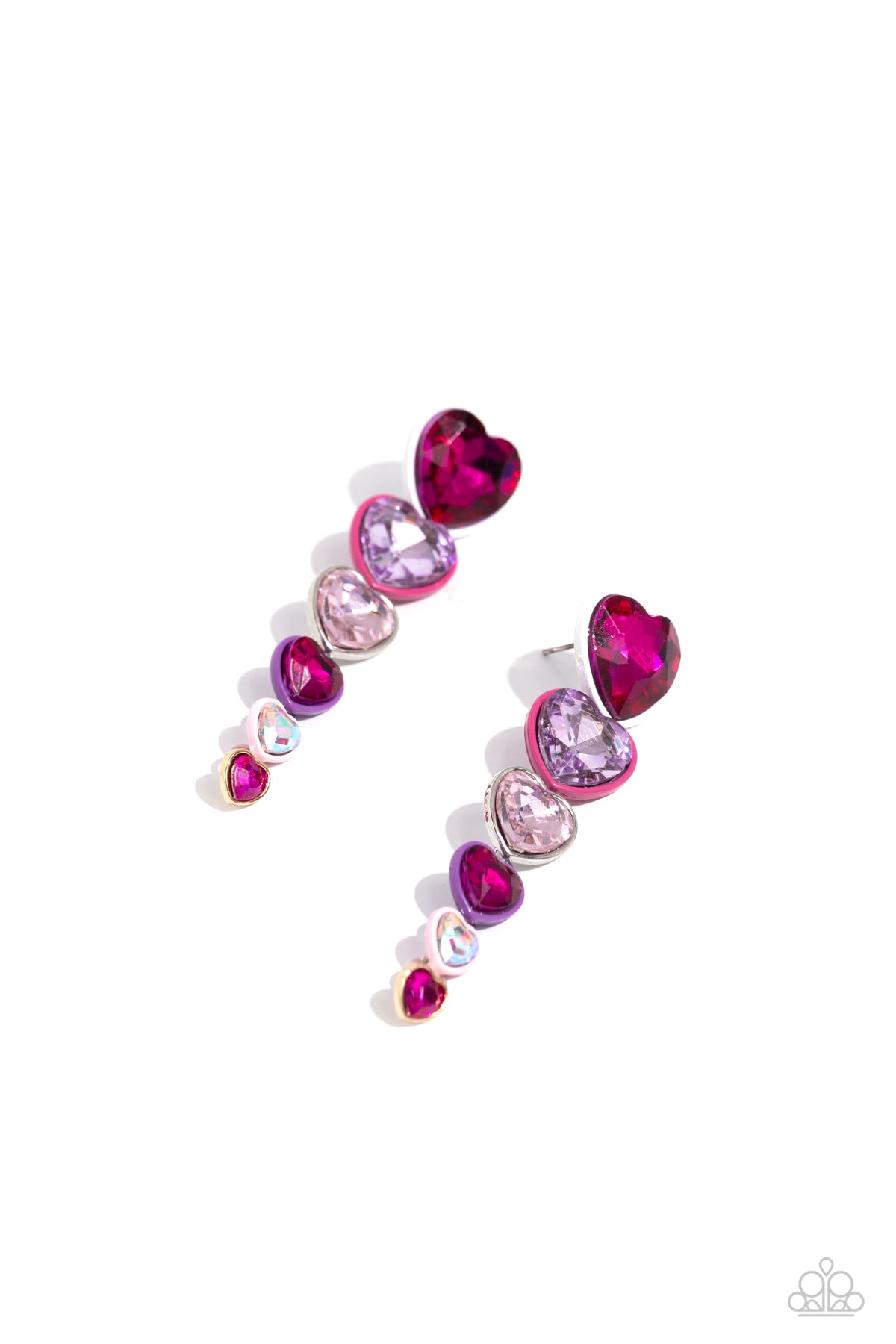 Cascading Casanova Multi post earrings