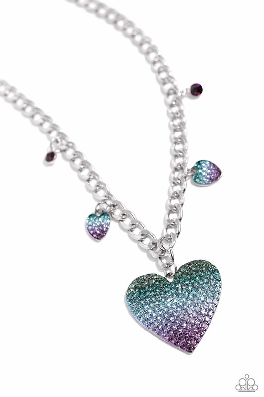 For the Most HEART Purple pendant necklace