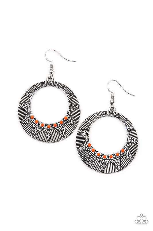 Adobe Dusk Orange earrings