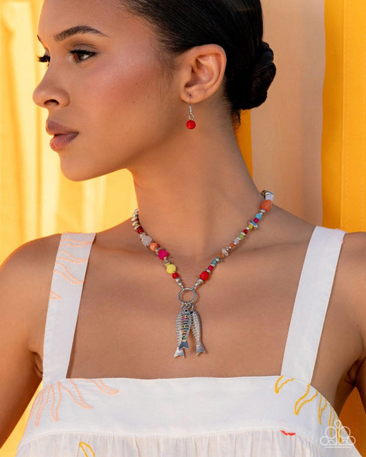 Coastal Caprice Multi statement necklace, alternate view