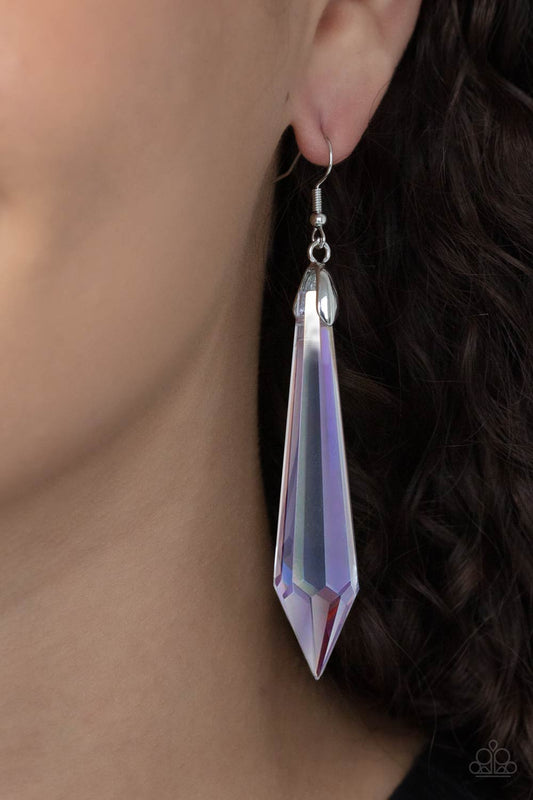 Sharp Dressed DIVA Multi dangle earrings, alternate view