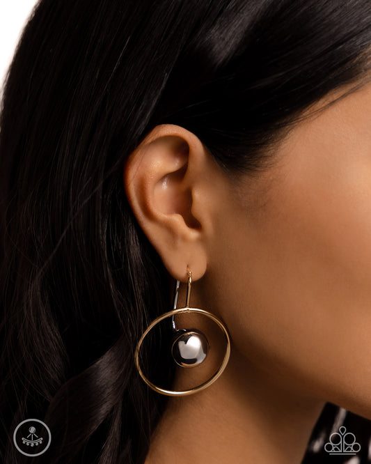 Boldly Balanced Multi hoop earrings, alternate view