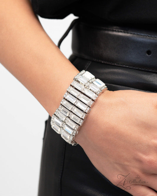 Ambitious Arrangement White stretch bracelet, alternate view
