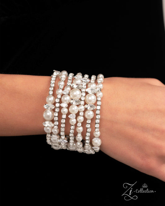 Sentimental Value White statement bracelet, alternate view