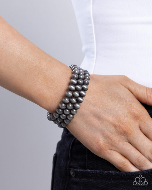 Coiled Catwalk Silver wrap bracelet, alternate view