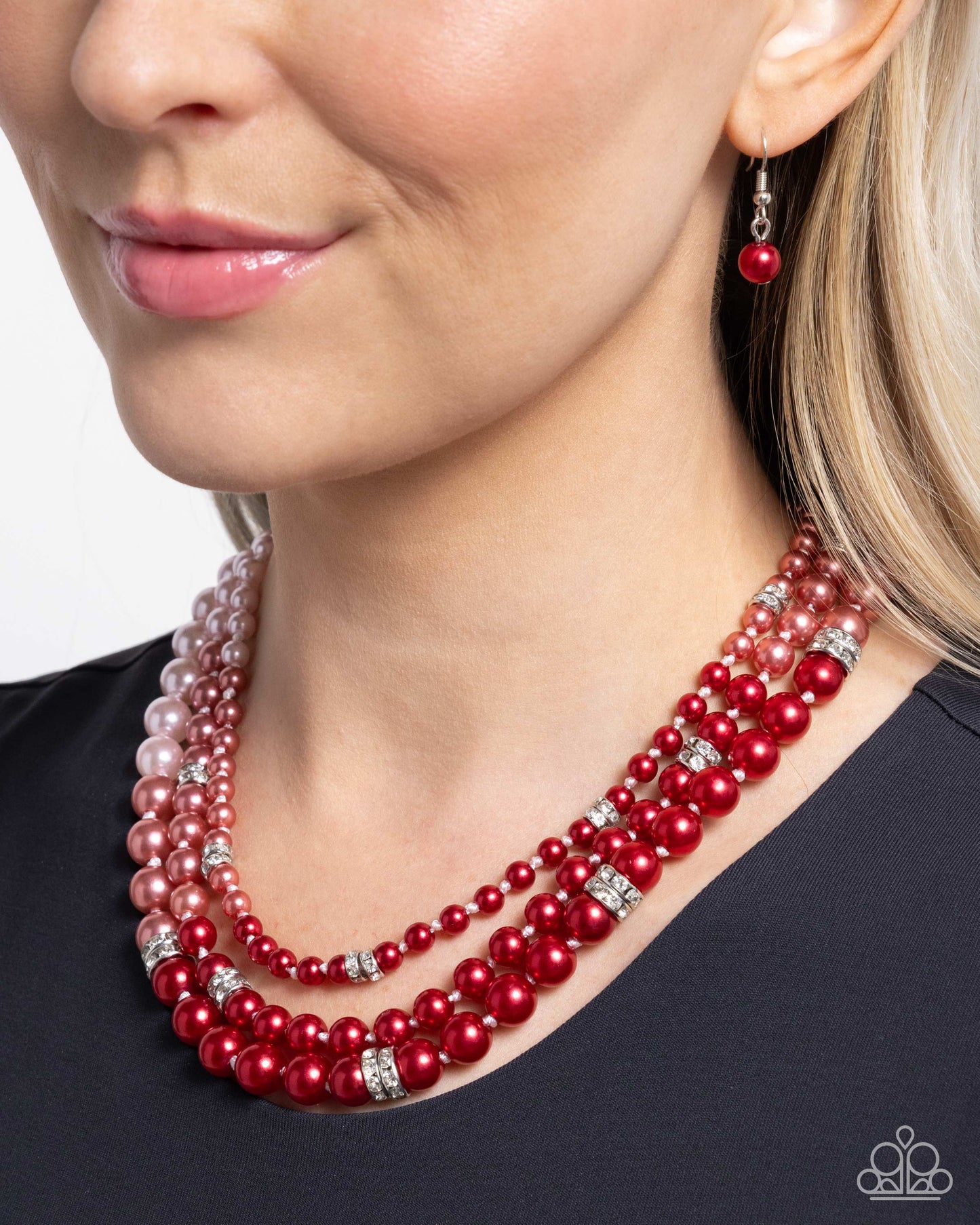 OmbrÃ© Ornament - Red