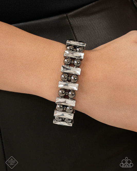 Assertive Admiration Black stretch bracelet, alternate view