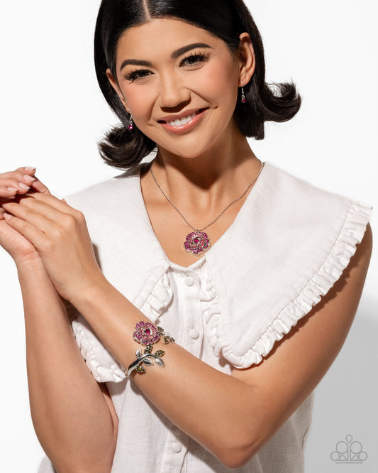 Bewitching Belle Pink statement bracelet, additional view 3