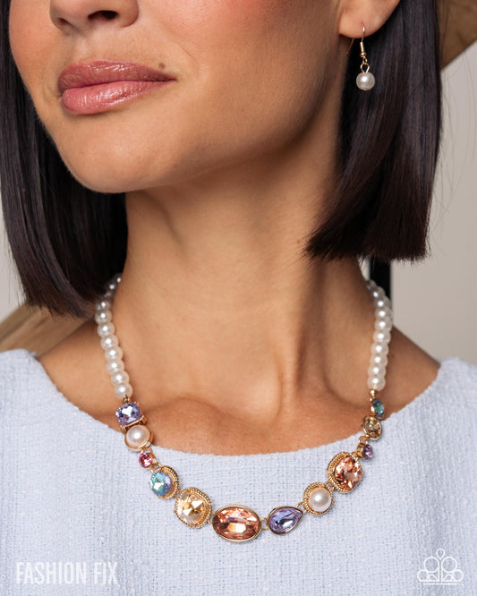 Adorably Antique Multi statement necklace, alternate view