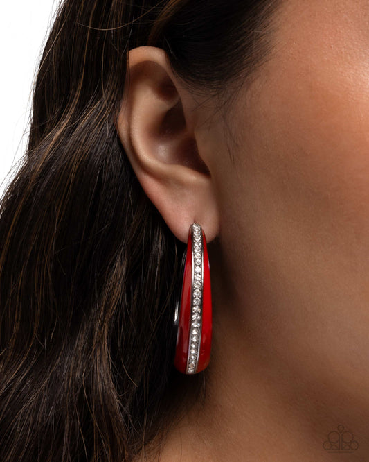 Uniquely Unexpected Multi hoop earrings, alternate view