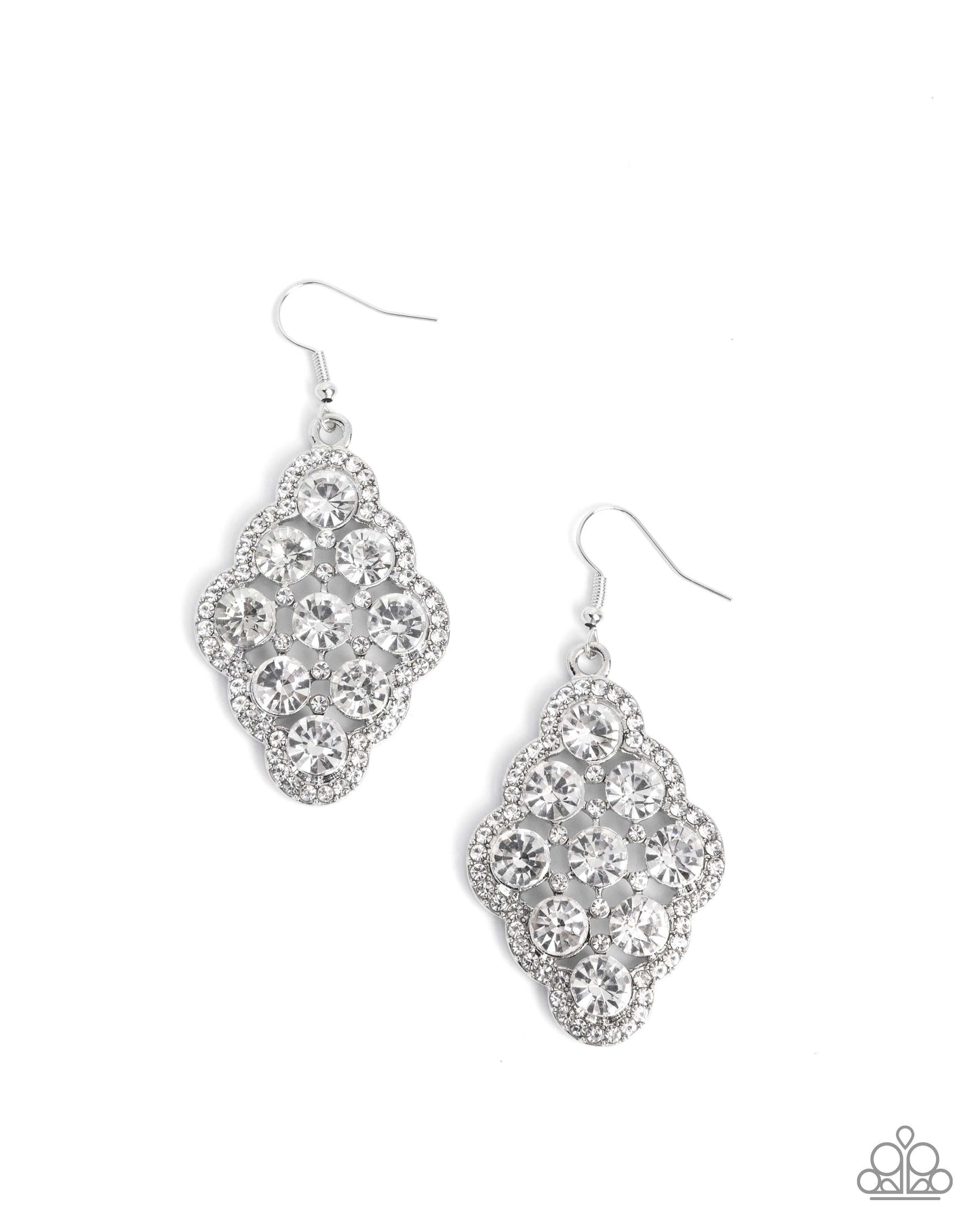 Scalloped Shimmer - White