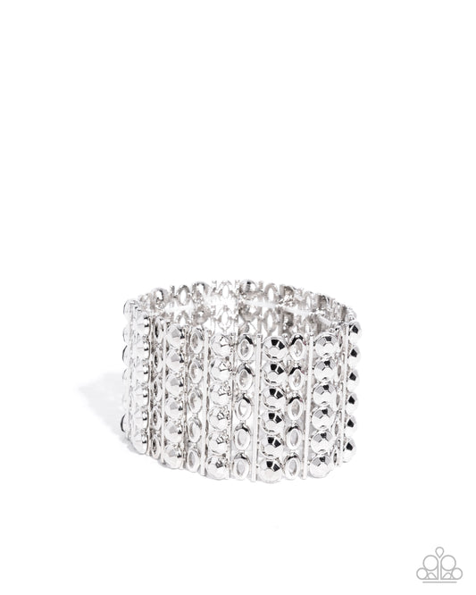 Reflective Rows - Silver