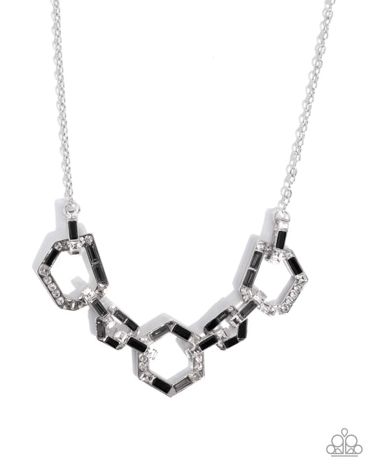 Geometric Glitter - Black