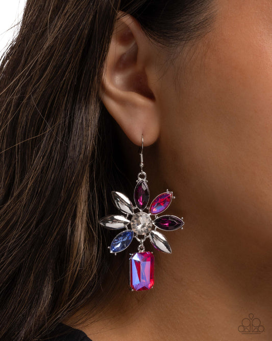 Meaningful Masterpiece Pink dangle earrings, alternate view