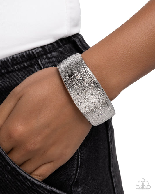 Whispered Wealth White cuff bracelet, alternate view