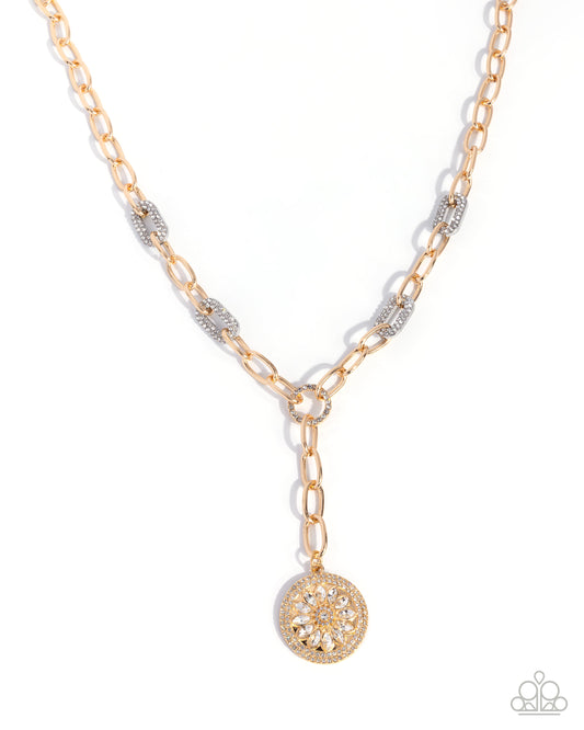 Gallery Glitter Multi pendant necklace