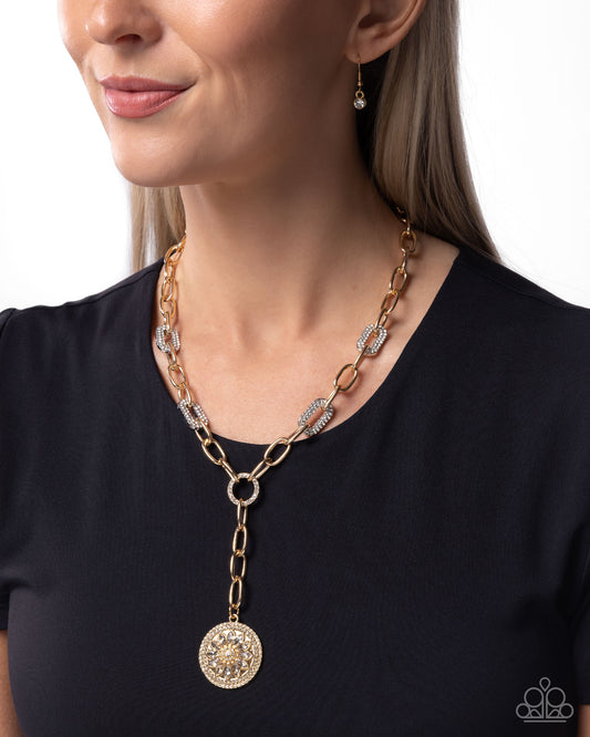 Gallery Glitter Multi pendant necklace, alternate view