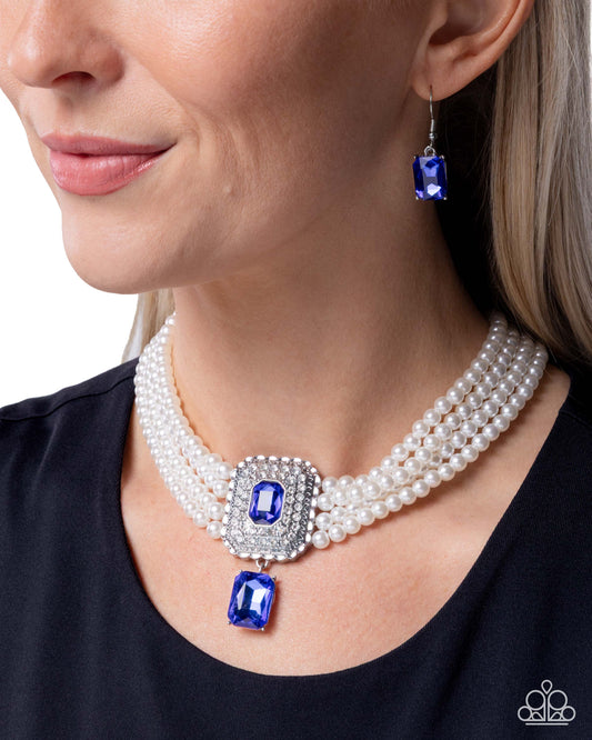 Palatial Poise Blue necklaces at Unique Diva Jewels Boutique