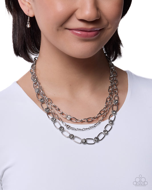 Ceaseless Confidence Silver statement necklace, alternate view