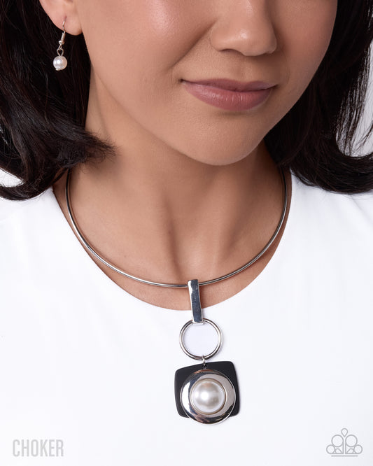 Elegant Entrance Black choker necklace, alternate view