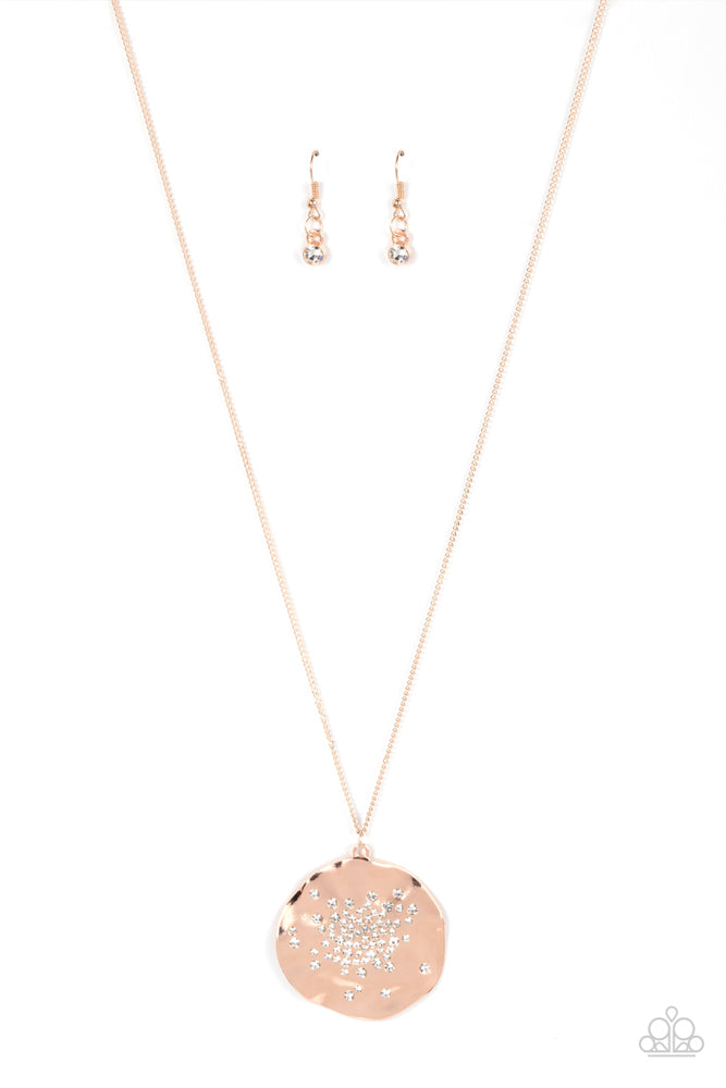 Boom and COMBUST Necklace - Rose Gold