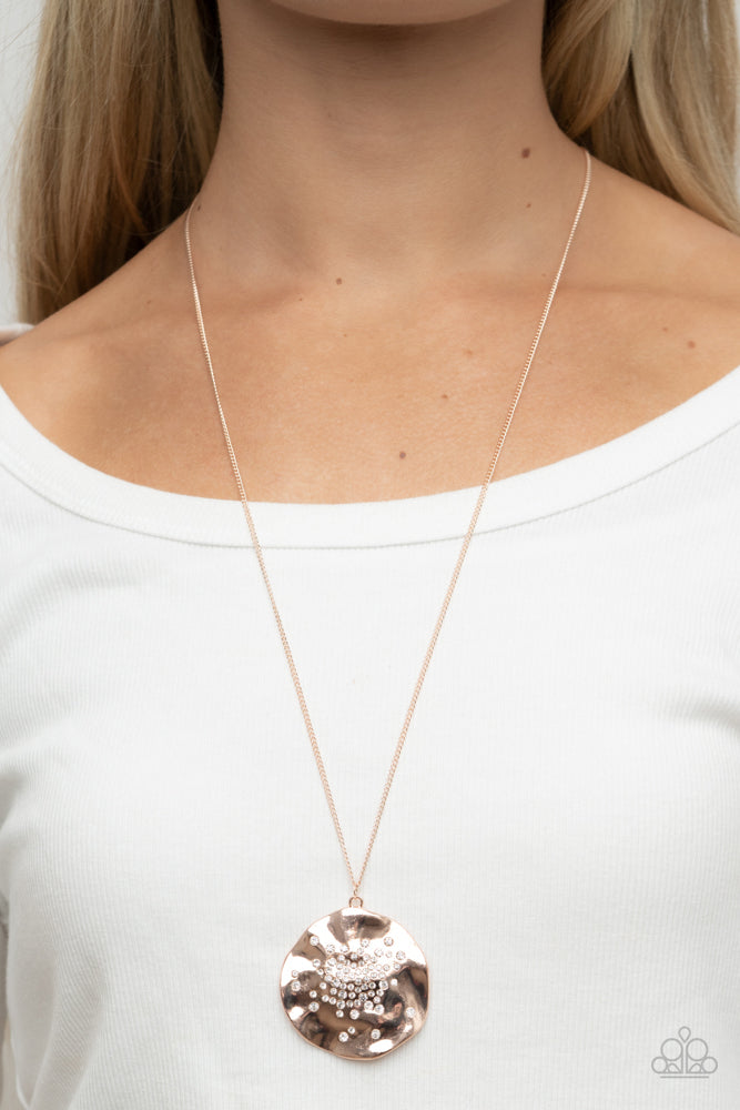 Boom and COMBUST Necklace - Rose Gold