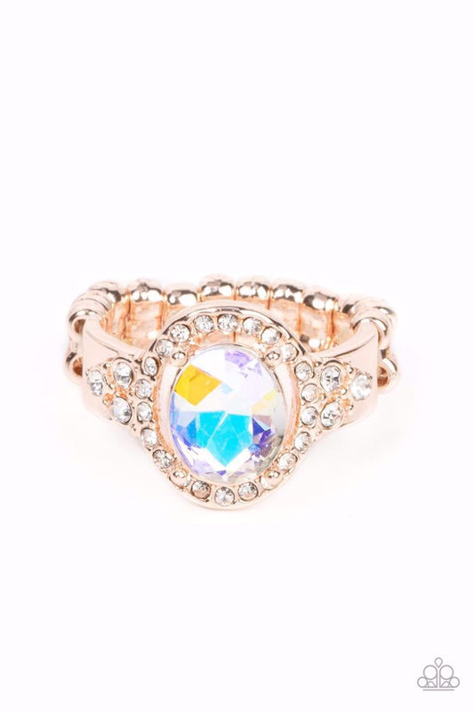 Dazzling I Dos Ring - Rose Gold