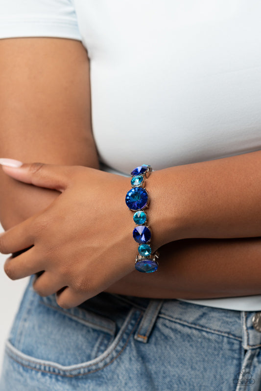 Refreshing Radiance Blue stretch bracelet, additional view 3