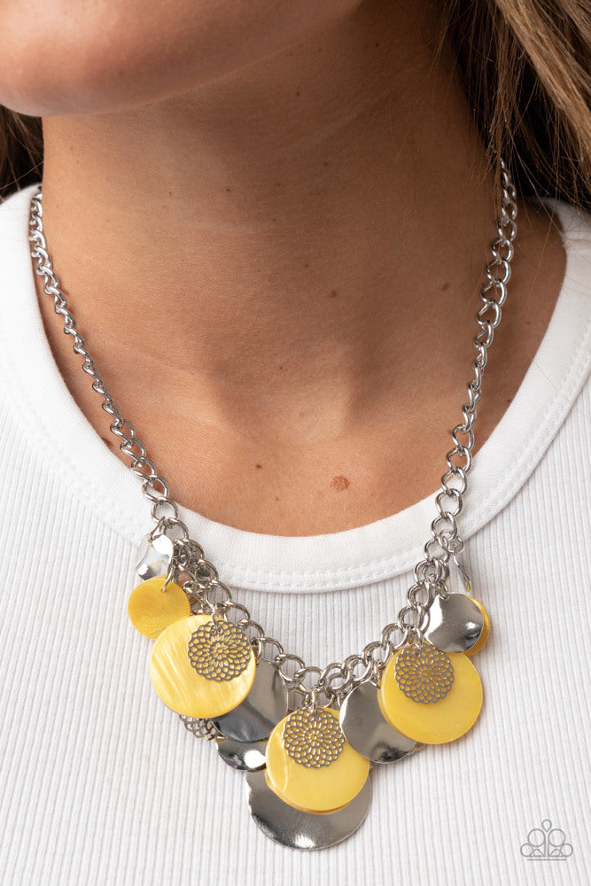 Oceanic Opera Necklace - Yellow