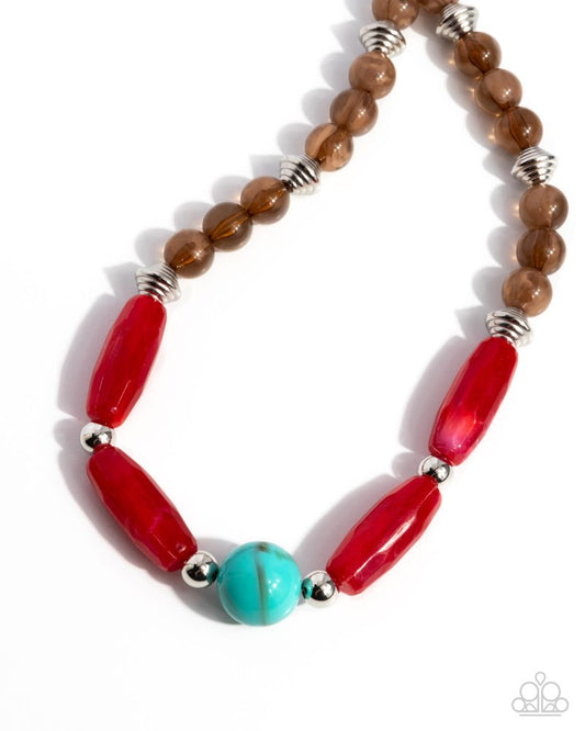 Sneaky Swirls Multi statement necklace, alternate view