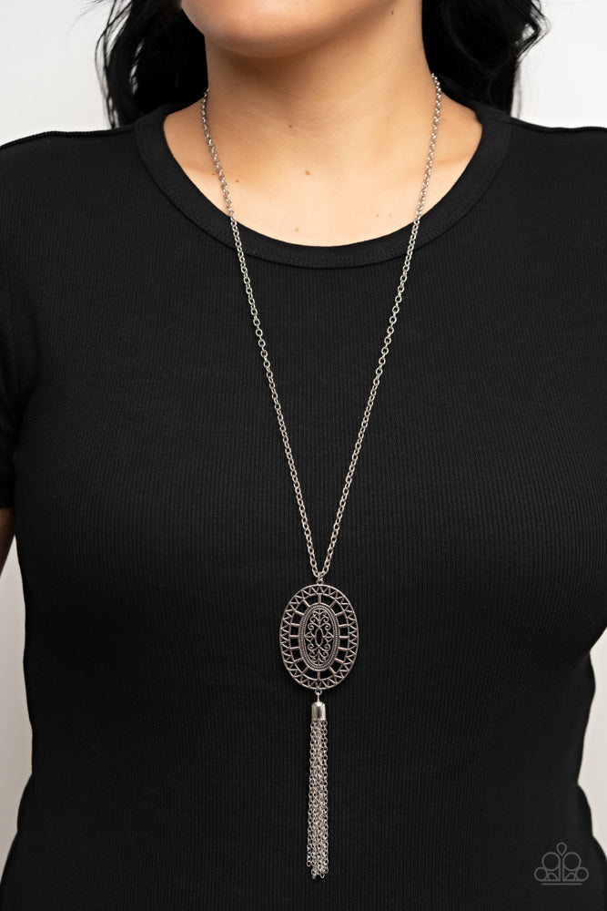 Whimsically Wistful Necklace- Silver