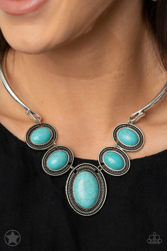 River Ride Blue pendant necklace, alternate view