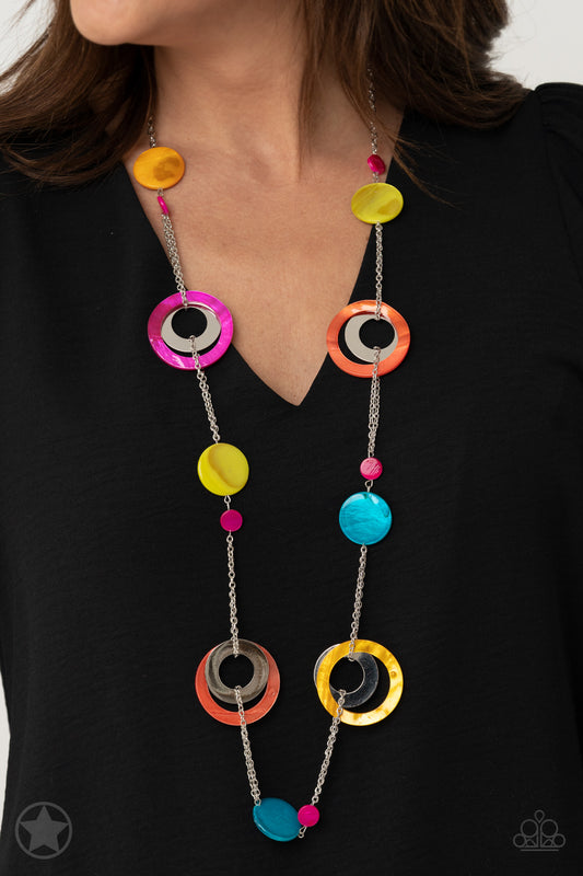 Kaleidoscopically Captivating statement necklace, alternate view