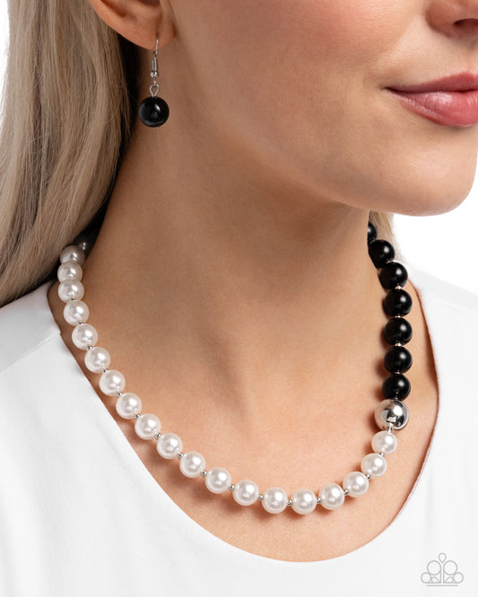 5th Avenue A-Lister Black statement necklace, alternate view