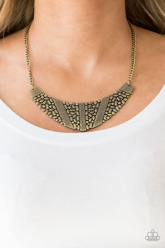 Terra Trailbreaker Brass pendant necklace, alternate view