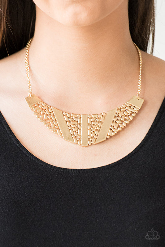 Terra Trailbreaker Gold pendant necklace, alternate view