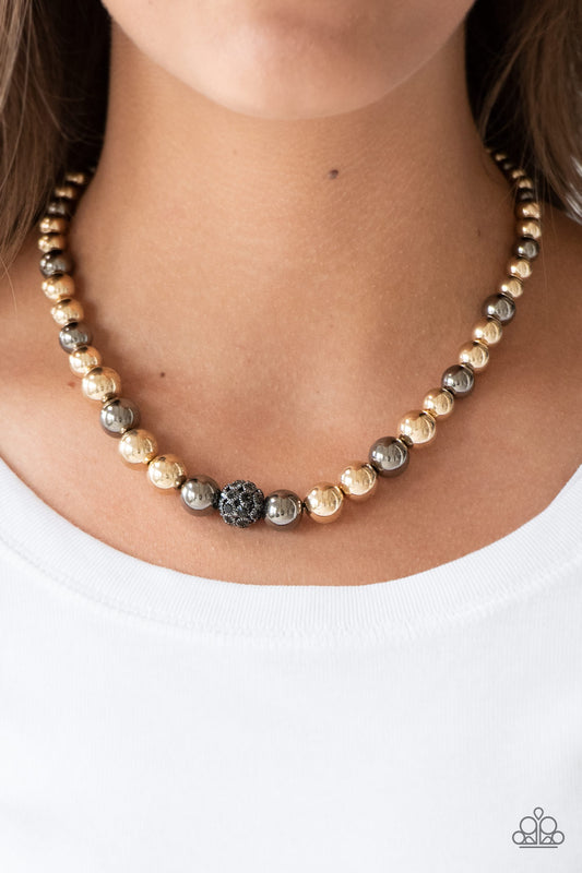 High-Stakes FAME Multi statement necklace, alternate view
